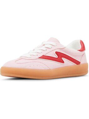 Women's Light Pink Giia Comfort Fashion Platform Outfit Sneaker Lace Up Shoes